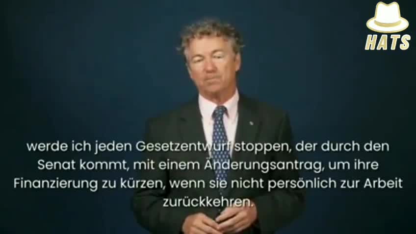 Senator Paul Urges People to Unite and Resist Against Vaccine Mandates