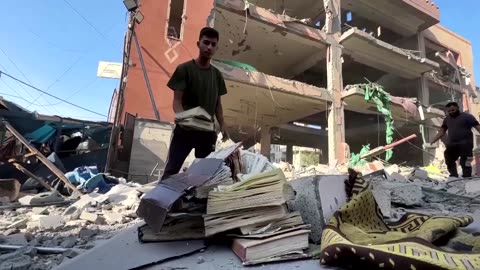 Israeli airstrike on Gaza destroys Nuseirat mosque