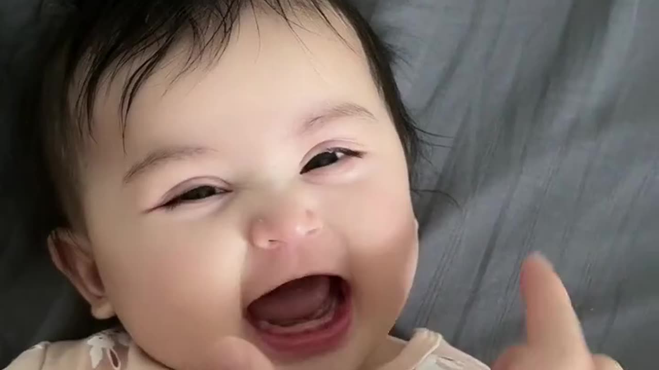 LITTLE CUTE BABY SMILE