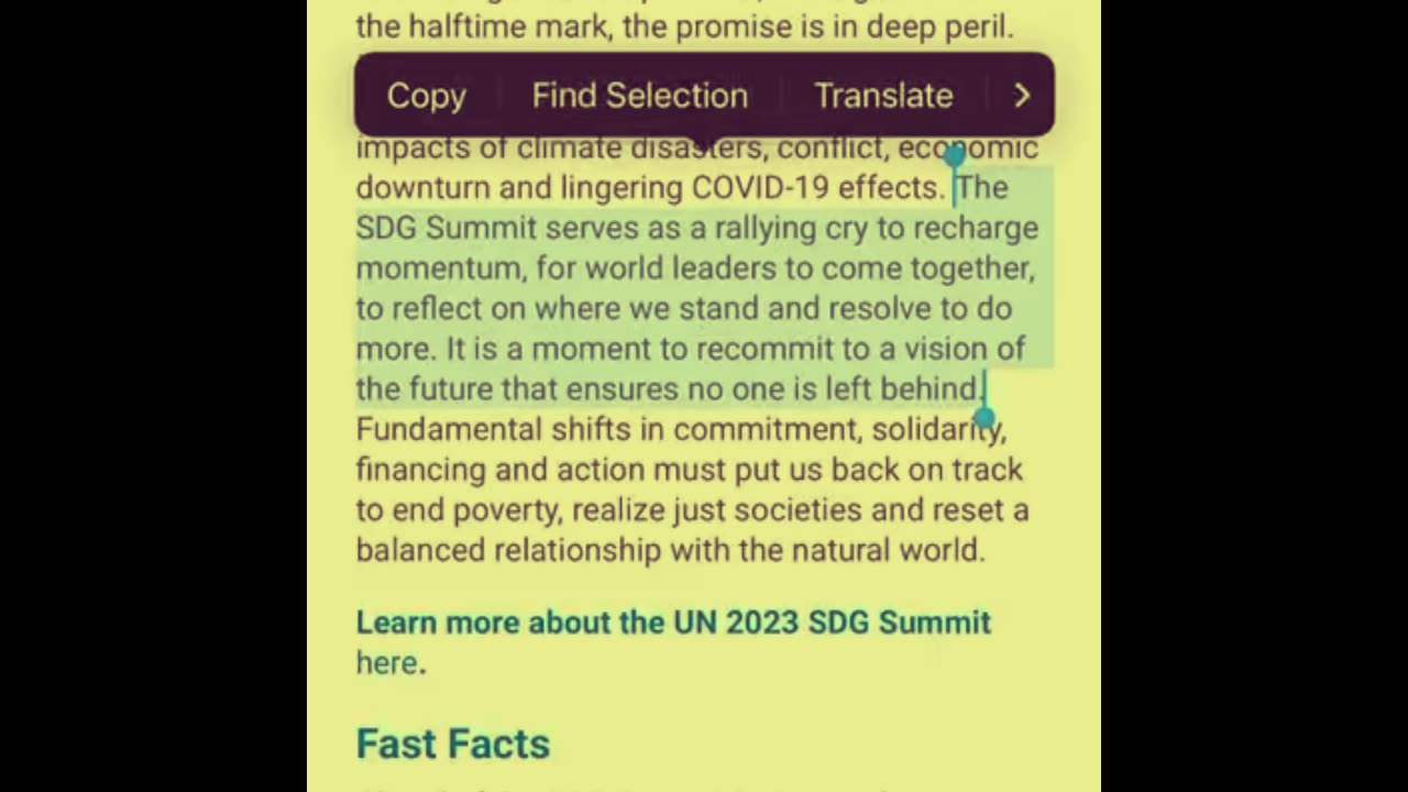 2023 SDG Summit: Ensure no one is left behind!