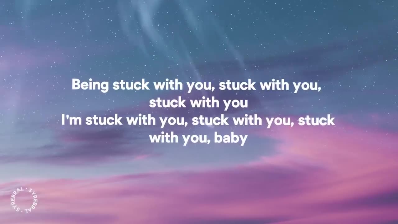 Ariana Grande, Justin Bieber - Stuck With U (Lyrics)