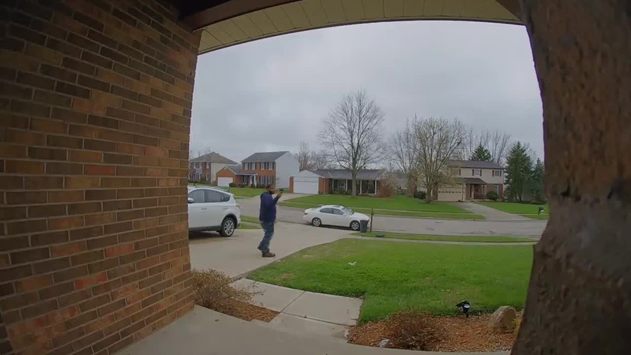 Amazon Delivery Guy Caught On Camera Throwing The Package From A Distance Infront Of A House