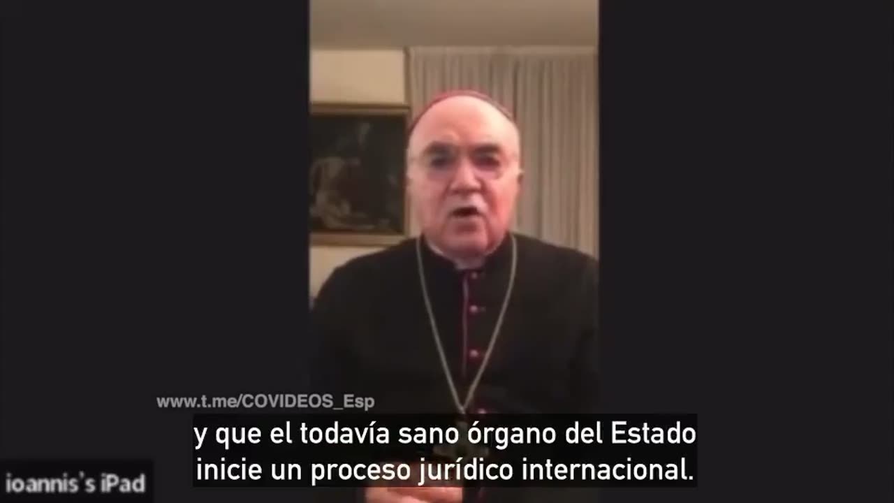 Vigano en contra del Nuevo Orden Mundial NOM. ADVERTENCIA !!!