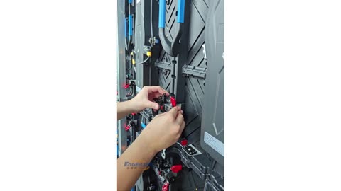 The technician is installing the EA1000C4 cabinet, do you like it?