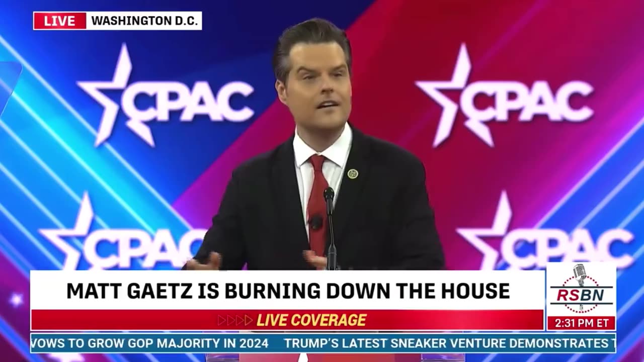 Rep. Matt Gaetz CPAC Speech 6/15/24