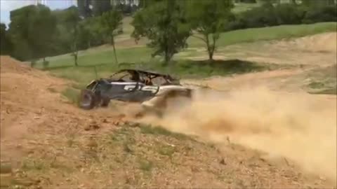 Utv Rider Pulls a Lateral Flip