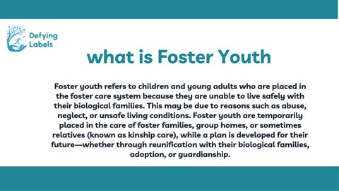 Defying Labels: Empowering Foster Youth to Rewrite Their Stories