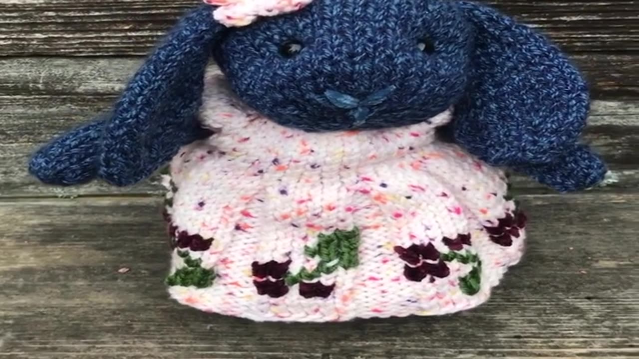 Blueberry Brickle Bunny with Berry Dress