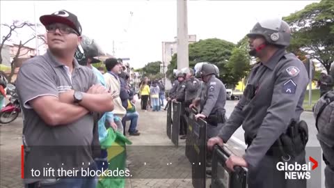 Eleição no Brasil - Bolsonaro pede aos manifestantes que ponham fim aos