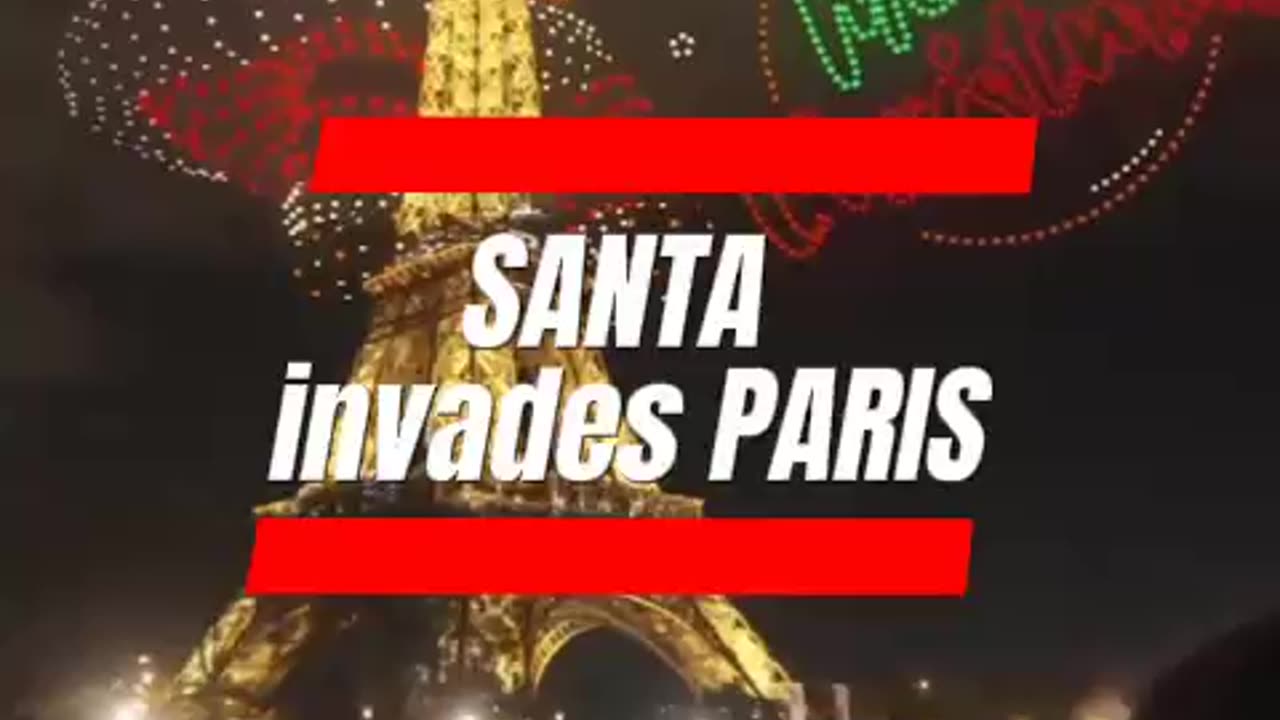 SANTA CLAUSE invades PARIS!