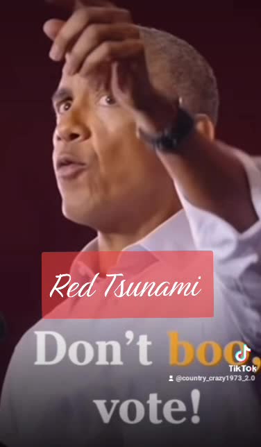 Every boo will be a red tsunami