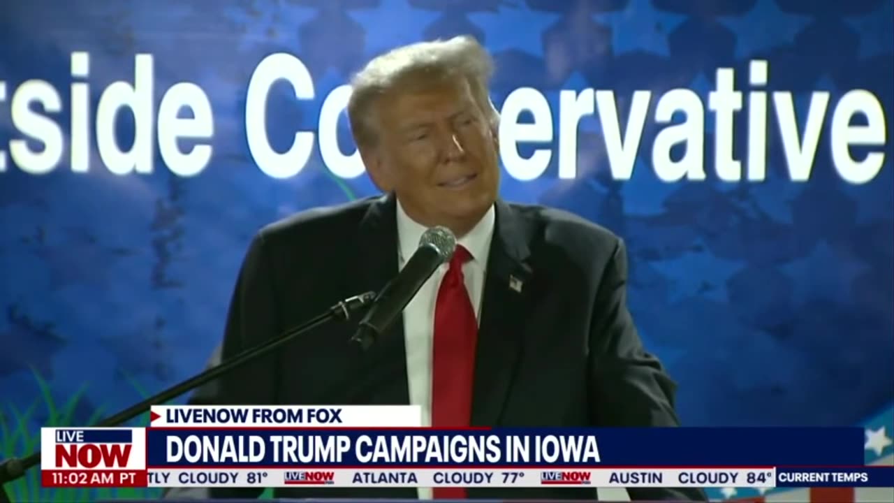 Donald Trump in Urbandale Iowa