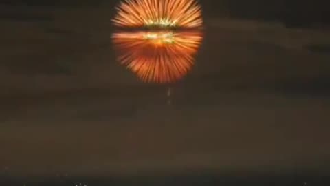 One of largest firework launched in Japan