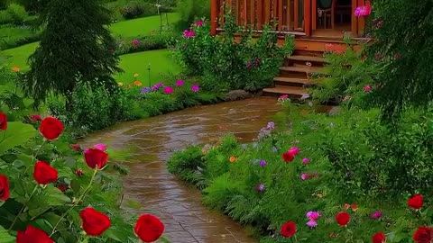 Away from the crowds, back to the countryside. Do you like the countryside in the rain?