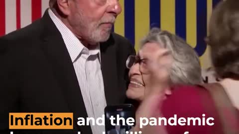 Brazilian President-elect Lula breaks down on stage | Al Jazeera Newsfeed