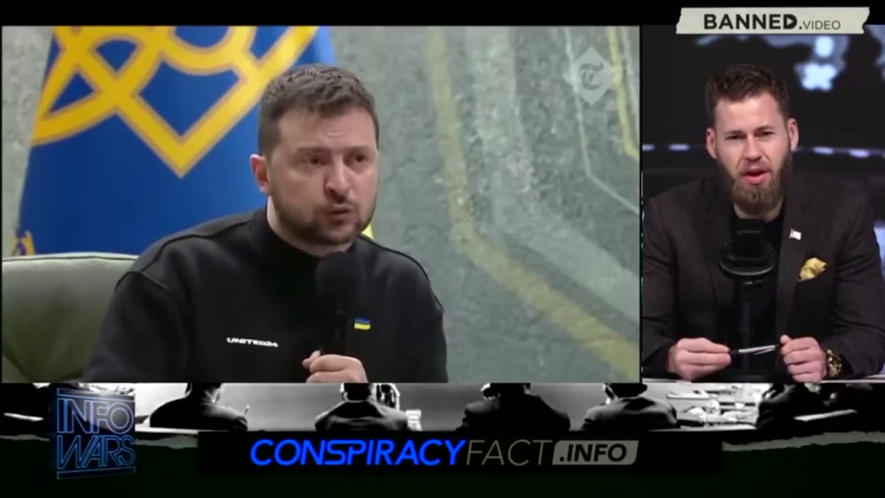 Zelensky wearing a Belenciagia sweatshirt demanding we send our sons and daughters to die in his war