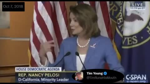 NANCY PELOSI EXPLAINS HOW TO START A SMEAR CAMPAIGN