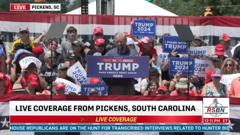 Lindsey Graham Reception at Trump Rally