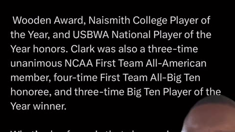 What Part of These Caitlin Clark Accomplishments Equals White Privilege???