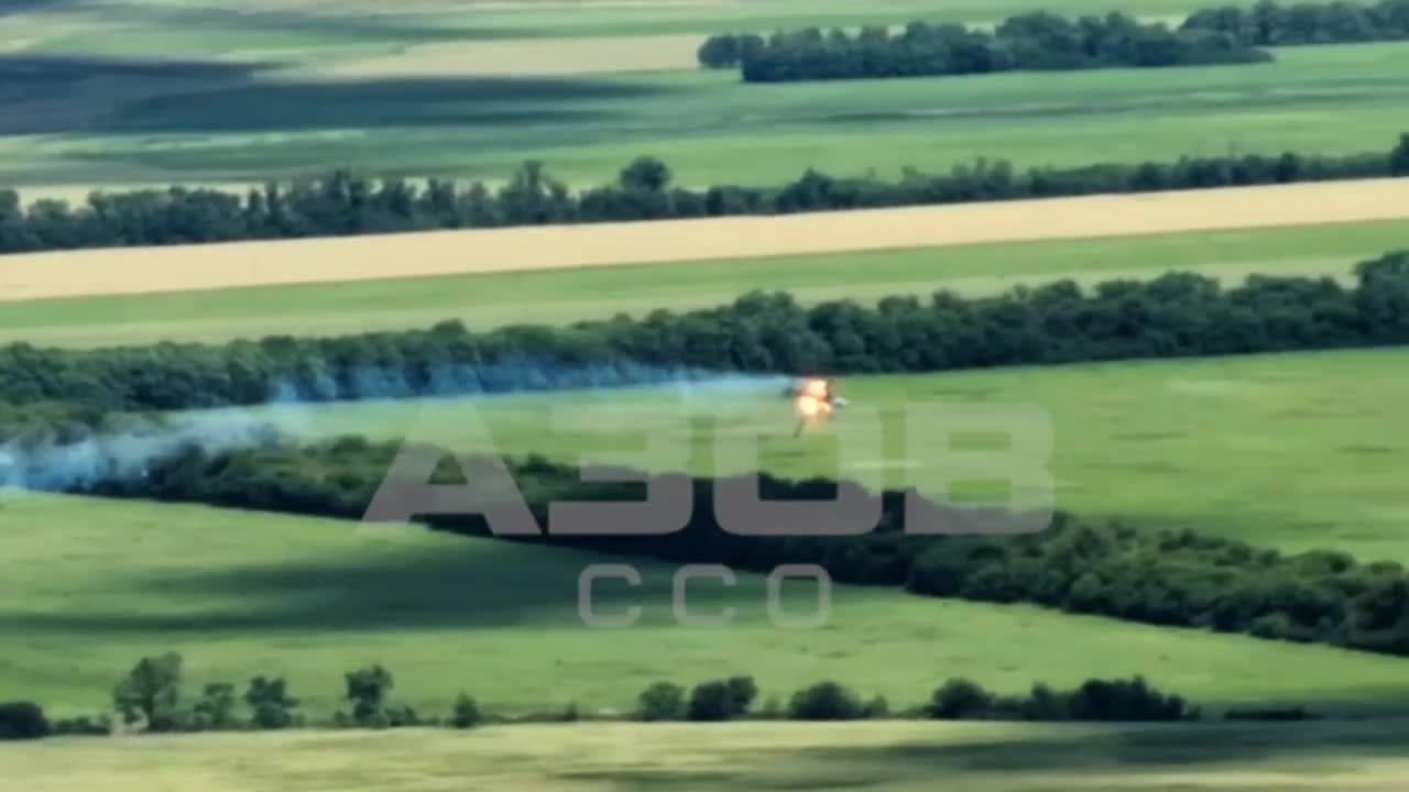 Andriy Biletsky published a full video of the downing of a helicopter of the Russian occupiers