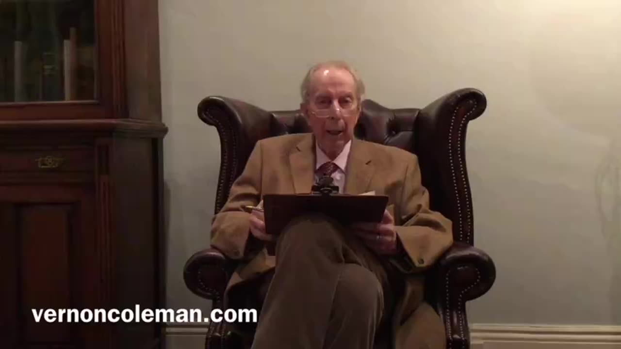 THEY WANT TO KILL YOU ( HERE'S HOW THEY'LL DO IT ) - DR. VERNON COLEMAN