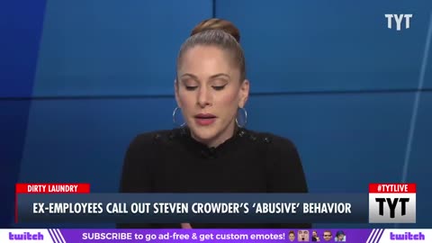 Former employees of Steve crowder break their silence on his behaviors #Breakingnews #theyoungturks