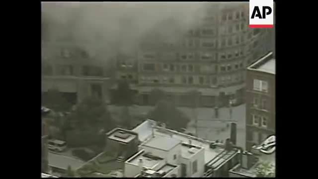 Rare footage of building seven collapse