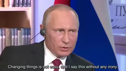 Straight forward Putin