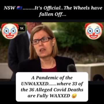 Alleged Pandemic of UNWAXXED: 33 out of 36 or 91.6 % of the Covid deaths were Fully VAXXED