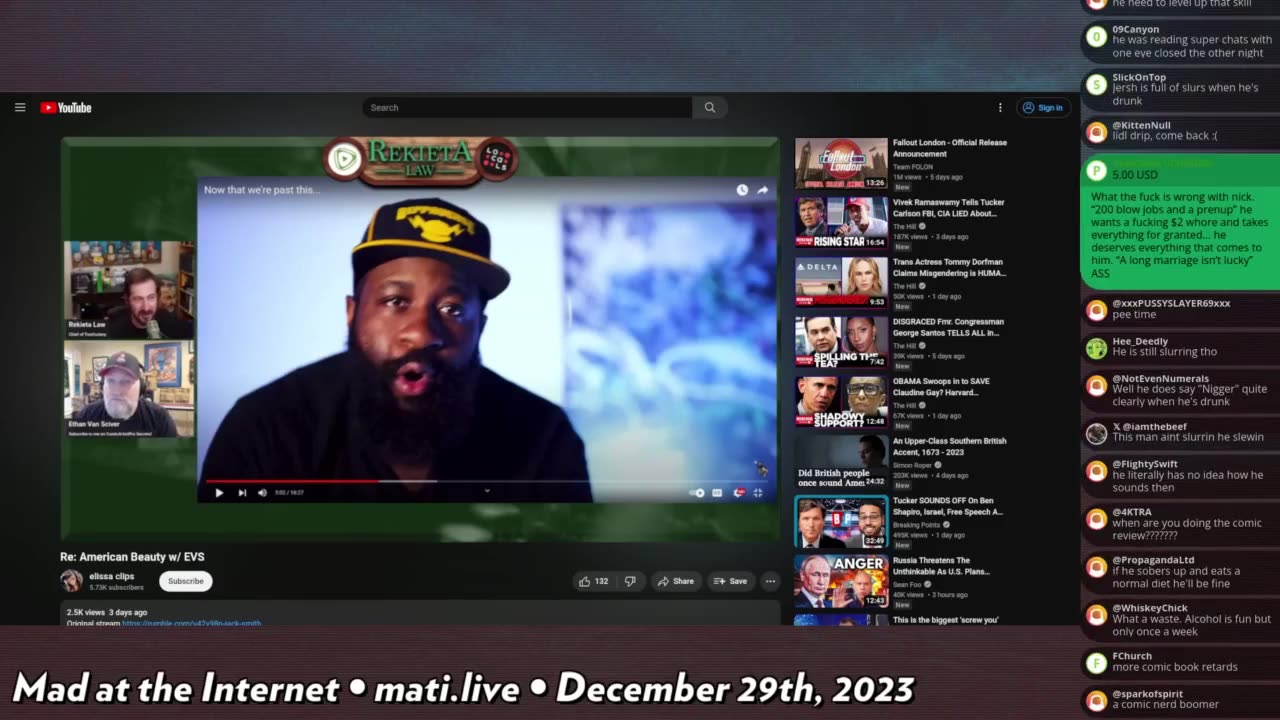 Rekieta's obsession - Mad at the Internet