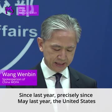 The balloons of the United States have illegally flown into the airspace of China