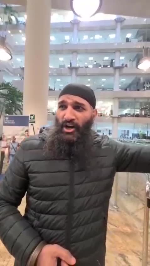 Be brave show no fear.