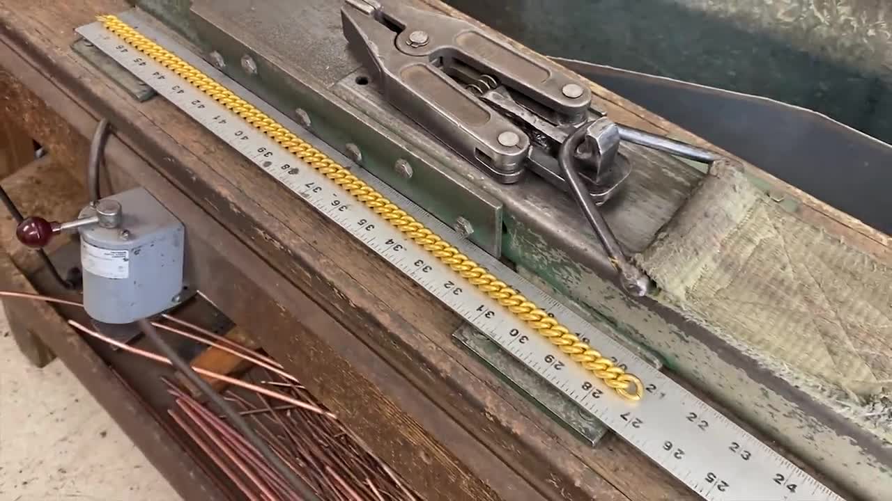 Making a Pure Gold Cuban Link Chain (Handmade 24 Karat)