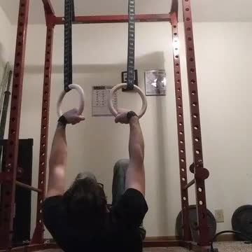 False Grip Ring Rows