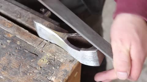 Old axe restoration. Restoration and customization3