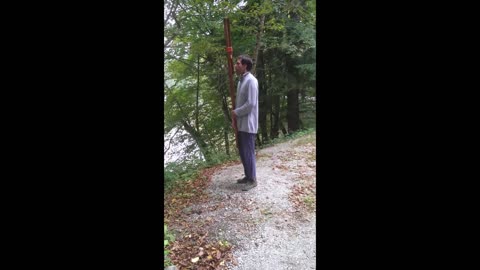 Dejan by Kolpa (Dejan playing with Kolpa river drone) short and sweet