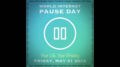 World Internet Pause Day 2019