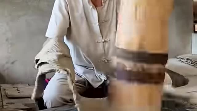 The making process of rice paper