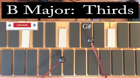 B Major: Thirds