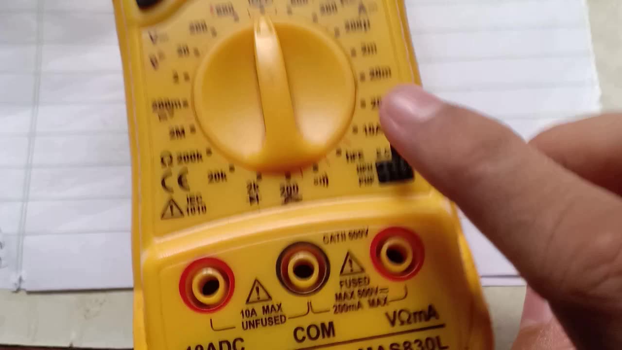 Simple trick to identify the Emitter, Base & Collector terminals of BJT