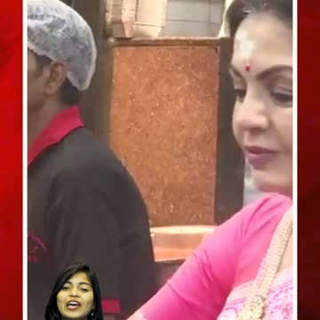 చాట్ తింటూ స్థానికులతో ముచ్చటించిన నీతా #short #nitaambani #khasi #eating #chat | FBTV NEWS