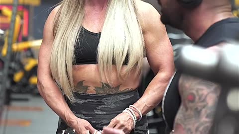 Female bodybuilder coach