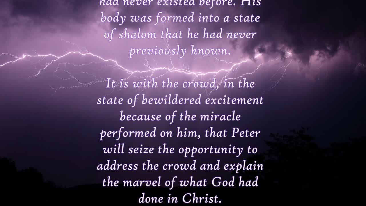 The Book of Acts 3:11 - Daily Bible Verse Commentary