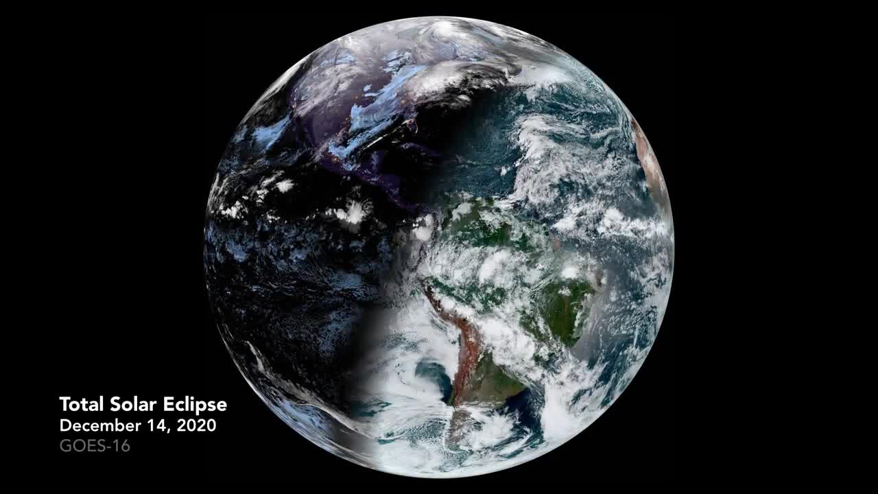 Earth During a Total Solar Eclipse