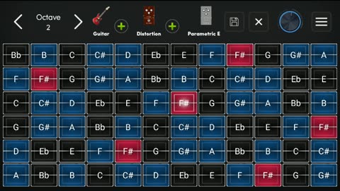 Play a melody on a muselead