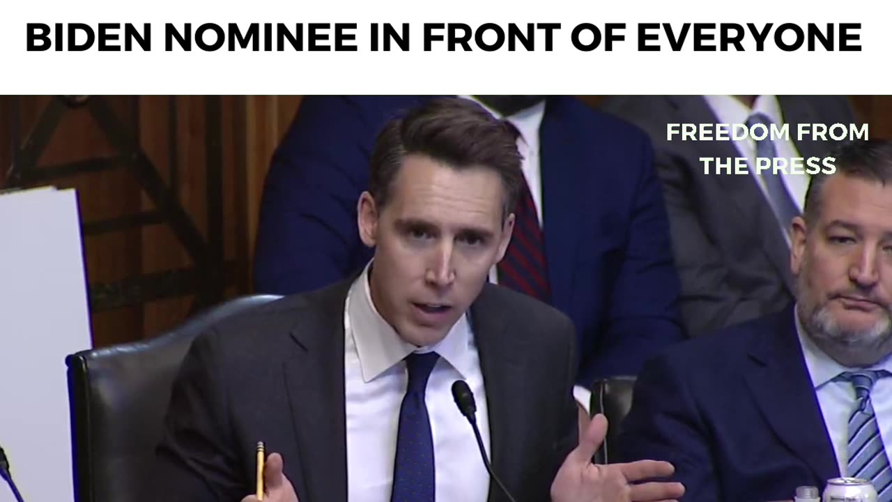 "DO YOU NOT HAVE A MORAL OBLIGATION?!" - Josh Hawley Erupts On Ethics Of Radical Biden Nom