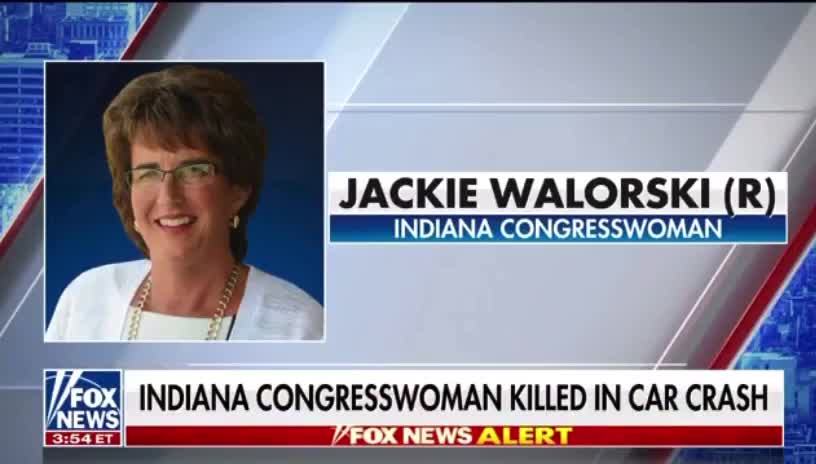 GOP Congresswoman Jackie Walorski of Indiana has tragically been killed in a car crash.