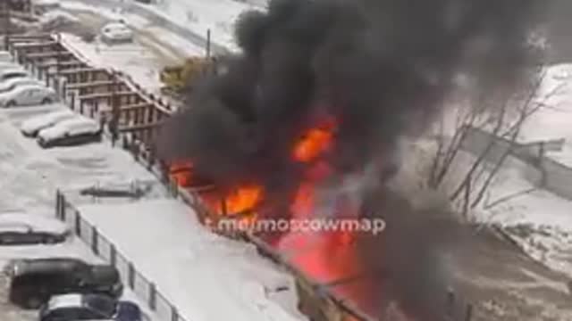 Russia fire, no injuries