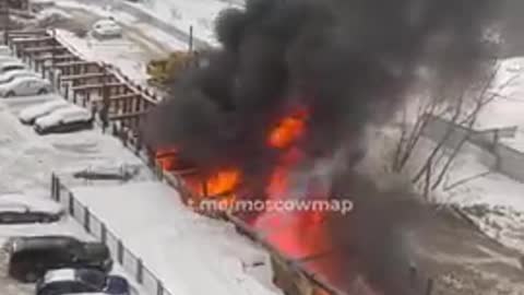 Russia fire, no injuries