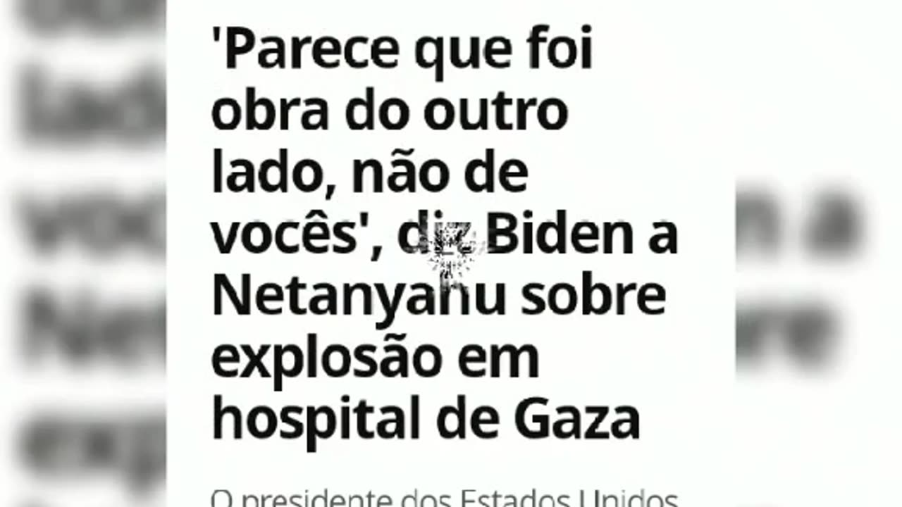 Joe Biden Reforça apoio a Israel